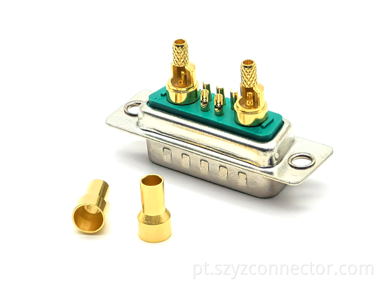 D-Sub High Current 7W2 Male Connector 7P